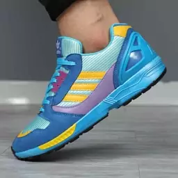 کتونی مردانه آدیداس آبی پر رنگ Adidas Zx8000  سایز 41تا44