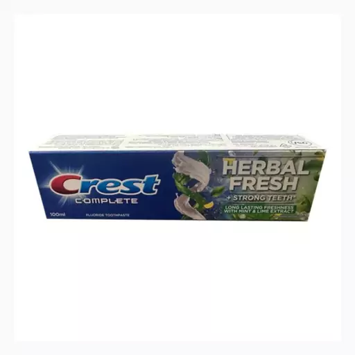 خمیردندان کرست Crest با رایحه  نعنا و لیمو مدل Herbal Fresh حجم 100 میل