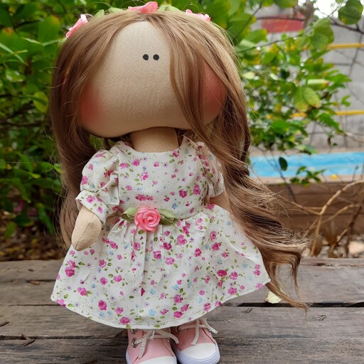 عروسک روسی دختر ونه قابل شستشو دستساز   حدودا 30 سانتی.عروسک عمده و تک.کادوتولد دخترونه.هدیه دخترونه.عروسک ناز.عروسک خاص