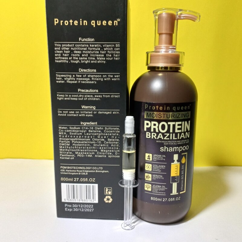 شامپوی فری سولفات پروتئین کویین محصول انگلستان- 800 ml