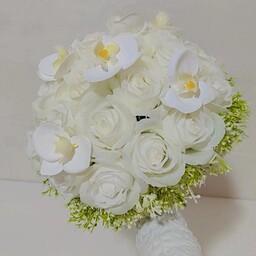 دسته گل،دسته گل عروس،دسته گل مصنوعی عروس،دسته گل مصنوعی،گل مصنوعی،گل رز