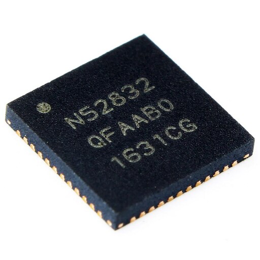 آی سی BLE بلوتوث NRF52832 مدل QFAAB0 پکیج VFQFN-48 