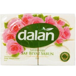 صابون حمام دالان (dalan) با رایحه گل رز  150  گرمی 4 عددی