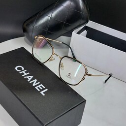 عینک فریم طبی فلزی اسپرت برند شنل مدل مربعی عینک خانم و آقا مناسب ست کردن به روزترین و صورتخورترین 