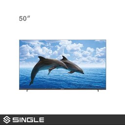 تلویزیون سینگل DLED 4K با گیرنده دیجیتال 50 اینچ ،کدفروش489