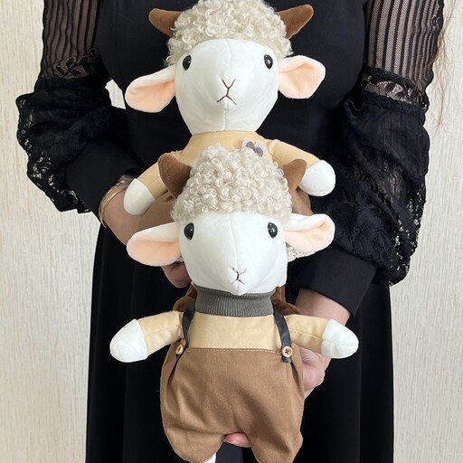 عروسک گوسفند لباس دار  دختر و پسر وارداتی 