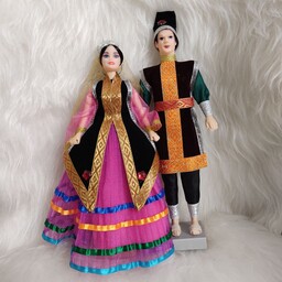 عروسک سنتی زن و مرد محلی