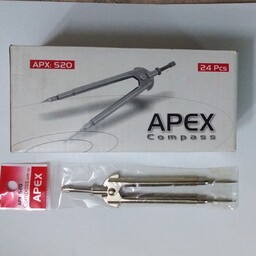پرگار تمام فلزی سر  قلم دار برند اپکس apex 520