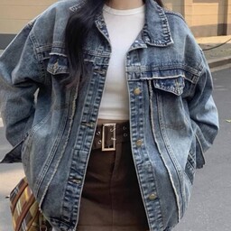 کت  جین  زنانه وارداتی مارک  اکیفیت عالی فری سایز مناسب 38تا 44 46 تک رنگ طبق تصویر