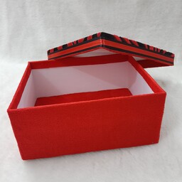 جعبه کادو  مستطیلی  طرح  پلنگی  مناسب هدیه ولنتاین  موجوده آماده فروش 