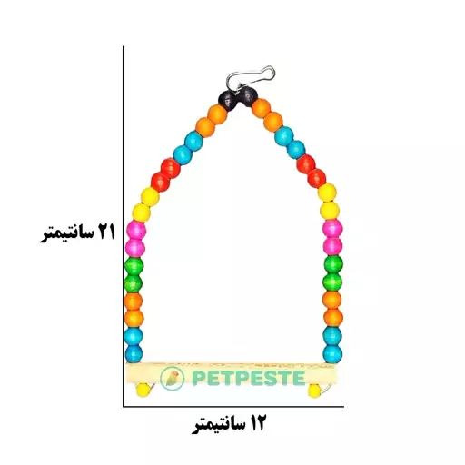 تاب طوطی متوسط مناسب طوطی برزیلی عروس هلندی گرینچیک و راهب