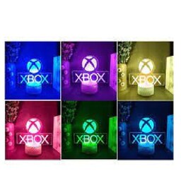 چراغ تزئینی 3D Lamp Illusion مدل LED طرح لوگوی Xbox برای گیمرها 