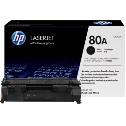 کارتریج تونر  اچ پی مدل HP 80A - درجه یک -  با ضمانت و گارانتی - تیپاکس پسکرایه