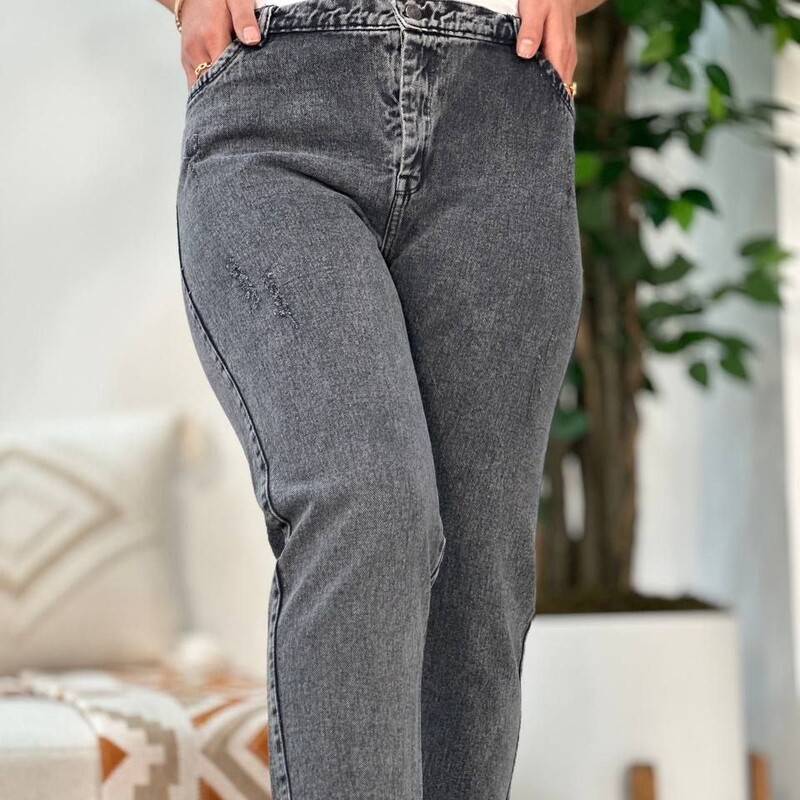 شلوار جین زنانه مام استایل سایزبندی 38 تا 50 ارسال رایگان 