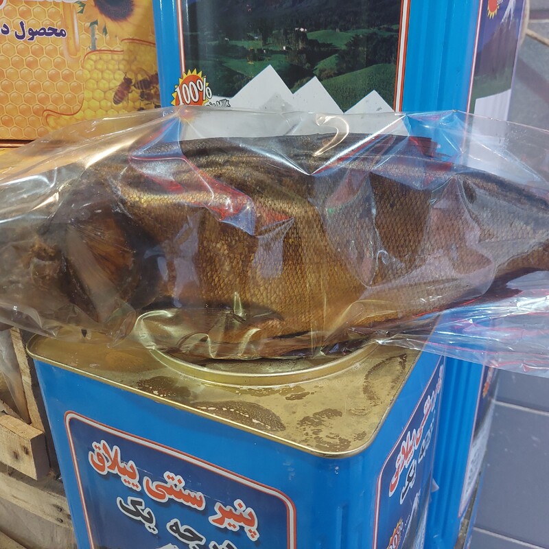 ماهی دودی اردبیل(قورو بالخ(بسیار خوش طعم و سوغات اردبیل )ماهی قزل الا 