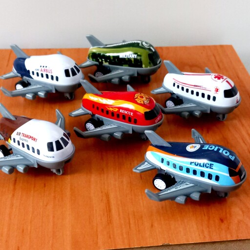 هواپیما فلزی،  هواپیما قدرتی کوچک، اسباب بازی ، ماکت هواپیما،  جایزه ، هدیه،  وارداتی، با کیفیت، عقبکش