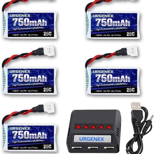 باتری لیتیومی URGENEX 37V Lipo Battery 750mAh 25C