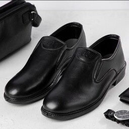 کفش مردانه اکو بندی چرم صنعتی