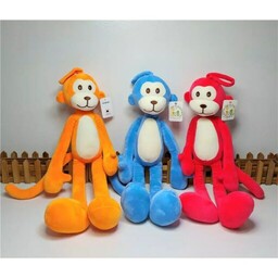 عروسک پولیشی میمون  دست و پا دراز