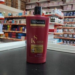 شامپو ترزمه مدل Keratin Smooth حاوی کراتین و روغن مارولا مناسب انواع مو 700 میل

