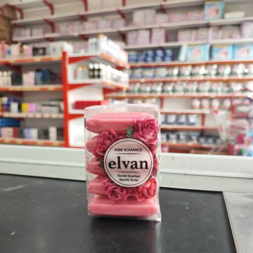 صابون الوان Elvan مدل Pure Romance بسته 5 عددی
