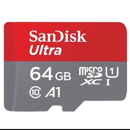 رم میکرو اس دی 64 گیگ سن دیسک SanDisk Ultra U1 A1 C10 140MBs