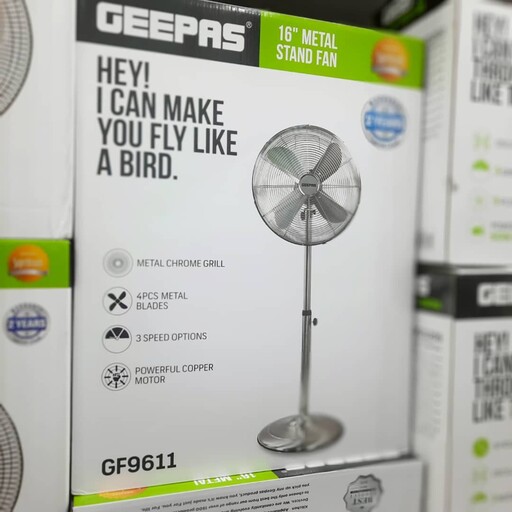 پنکه ایستاده جیپاس مدل9611محصول کشور چین ا GEEPAS GF9611 electric fan