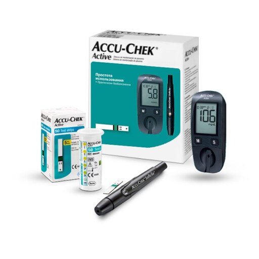 دستگاه تست قند خون اکیوچک (ACCU-CHEK) مدل اکتیو