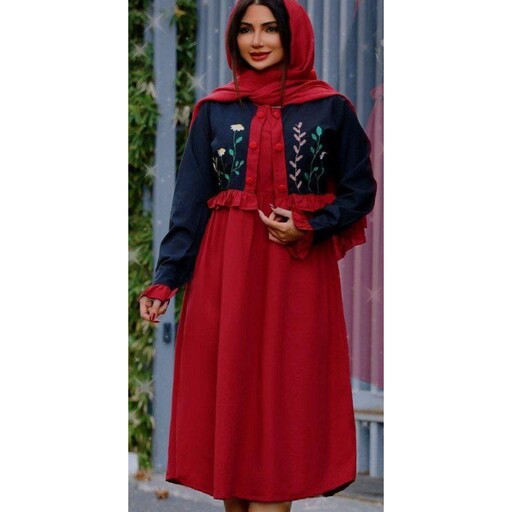 دو تیکه کت و سارافن عیدانه مدل نازگل