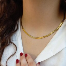 زنجیر  و گردن بند ماری رنگ طلایی و نقره ای رنگ ثابت طول 60 سانت و قطر 3 میل.این زنجیر هم بعنوان گردنبند تک استفاده میشود