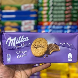 بیسکوییت غلات با روکش شکلات میلکاشوکو گرین  milka