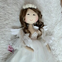 عروسک   تیلدا  عروس یا باردار  قد 65 سانت و با رنگ بندی دلخواه خودتون، یک دکوری عالی برای اتاق 