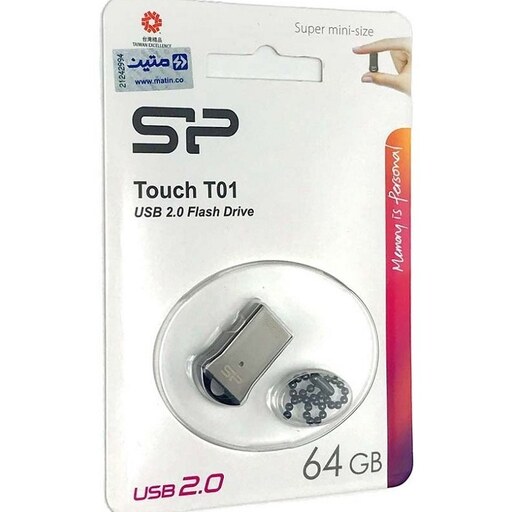 فلش مموری سیلیکون پاور مدل Touch T01 ظرفیت 64 گیگابایت