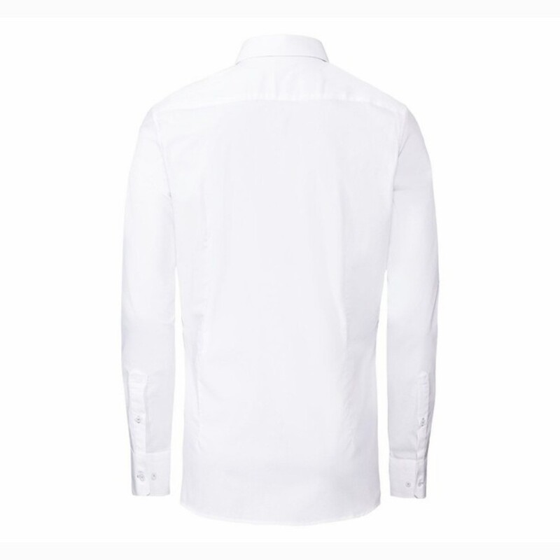 پیراهن مردانه نخی سفید سایز بزرگ اورجینال برند NOBEL LEAGUE آلمان مدل REGULAR FIT
