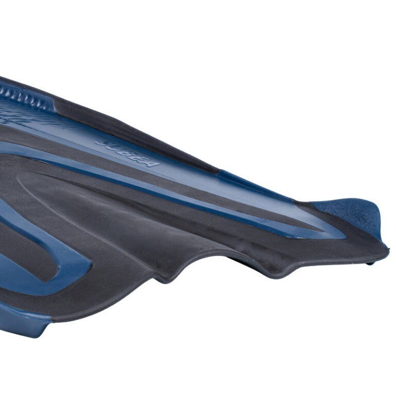 فین غواصی قابل تنظیم با بند الاستیک برند فرانسوی Subea SCD 500 OH آبی فین بنددار