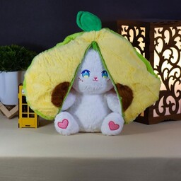 عروسک خرگوش میوه ای سورپرایز مدل آووکادو وارداتی (خرگوش ترند)