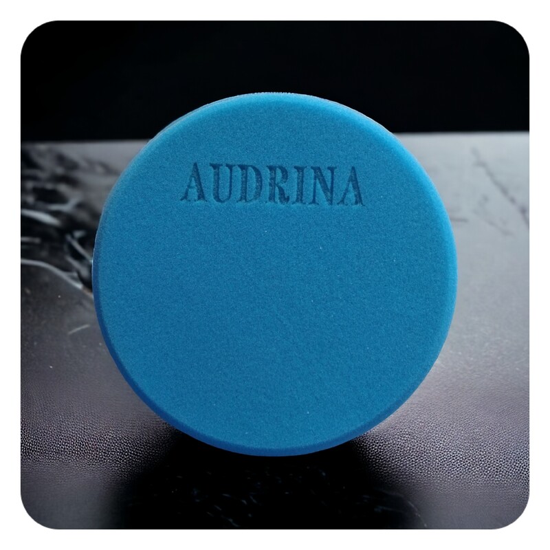 پد پولیش اسفنجی آدرینا (AUDRINA) (درجه 1، پشت مهره، 150 میلیمتری، آبی (بسیار نرم))