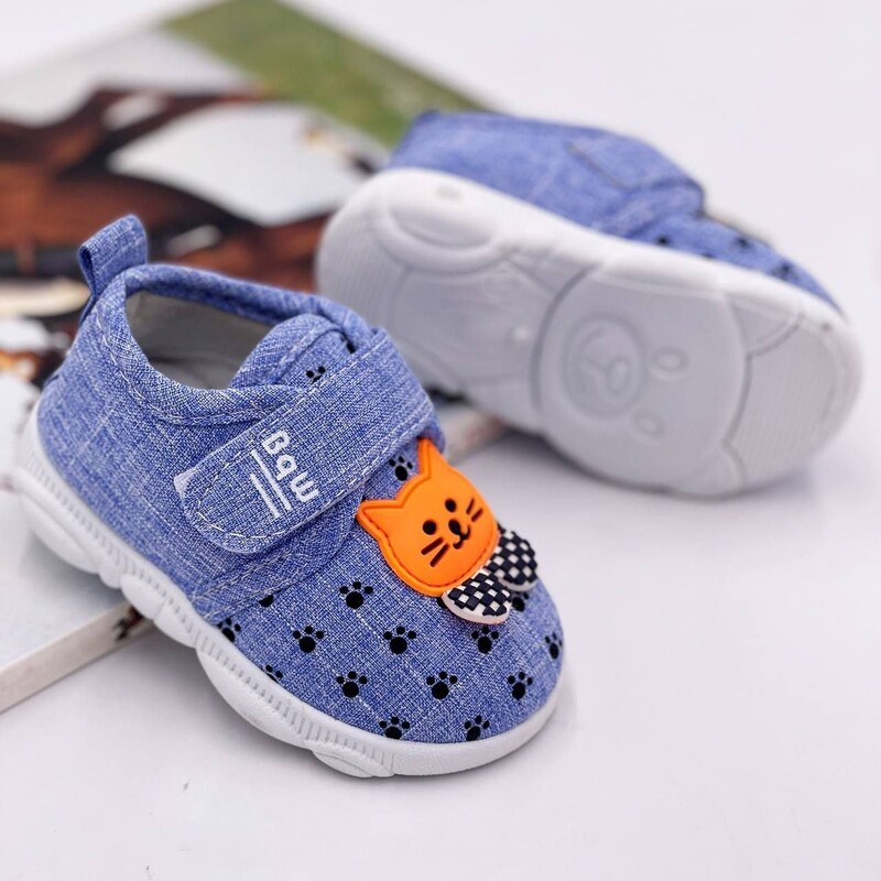 کفش بچگانه سوتی برند BQW از16تا21 پارچه ای در چهار رنگ پسرانه و دخترانه