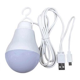 لامپ مسافرتی 2 کاره مدل USB-OTG 10LED