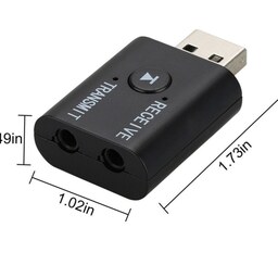 دانگل بلوتوث فرستنده و گیرنده صوتی USB مدل TR6