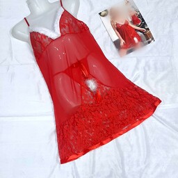 لباس خواب مدل کریسمس سایز فری به اندازه 42تا52 میخوره تن خور زیبا 