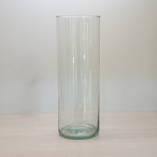 استوانه شیشه ای قطر6 ارتفاع18درجه2(گلدان شیشه ای)(گیفت باکس)