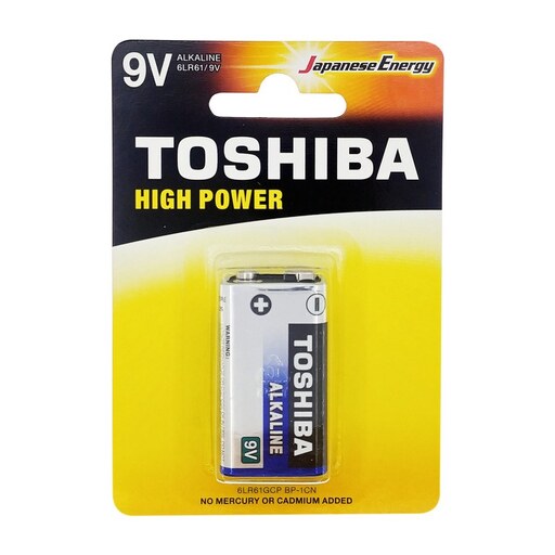 باتری کتابی توشیبا مدل HighPower-9v