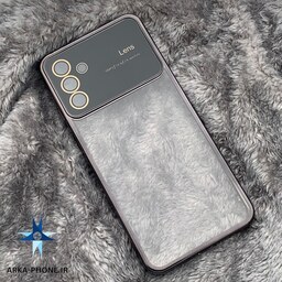 قاب گوشی Samsung Galaxy A13 5G.A04S.F13.M13.M23 شیائومی محافظ شیشه ای پشت شفاف دور رنگی مشکی