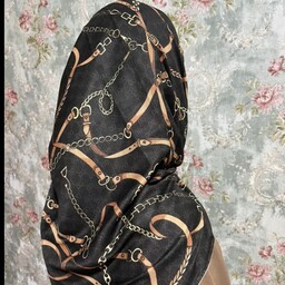 روسری دور دست دوز  مدل گوچی چهار فصل عرض 100 جنس کشمیر
