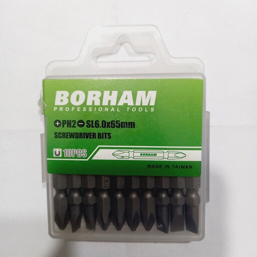 سری پیچ گوشتی یک سر چهارسو یک سر دوسو تایوانی برهام BORHAM دانه ای