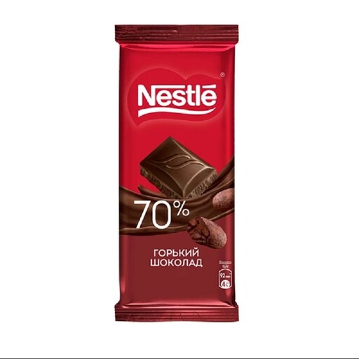شکلات تخته ای 70 درصد تلخ  Nestle نستله - 82 گرم
