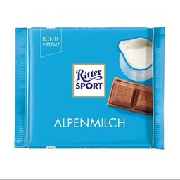 شکلات شیری آلپاین Ritter SPORT ریتر اسپرت - 100 گرم