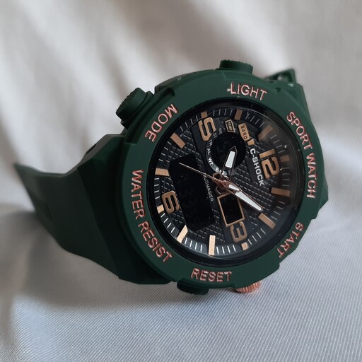 ساعت مچی طرح جیشاک G-SHOCK با بدنه و بند سیلیکونی