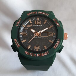 ساعت مچی طرح جیشاک G-SHOCK با بدنه و بند سیلیکونی